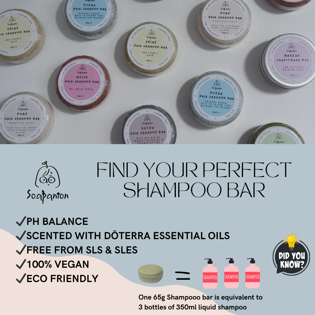 DETOX - Refreshing Solid Shampoo - Oily Scalp